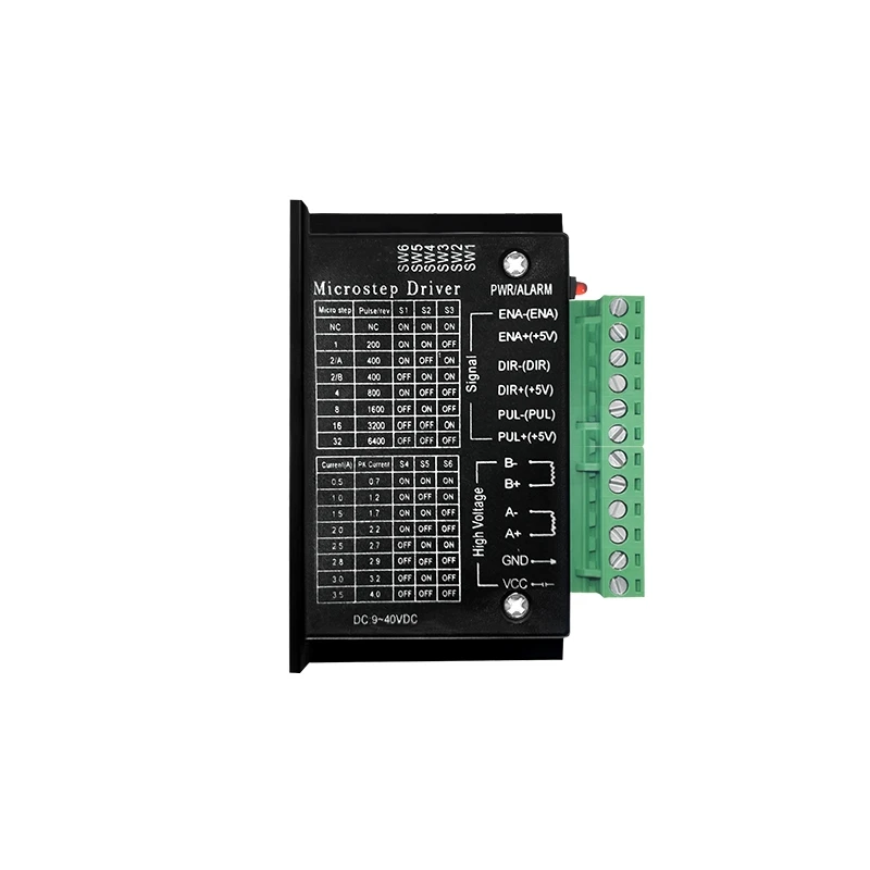 3D-принтеры Драйвер шагового двигателя TB6600 Nema 23(Национальная ассоциация владельцев электротехнических; большие размеры 34-42/57/86 Nema17 4A DC9-40V 1 Ось шаговый двигатель ЧПУ гравировальный станок
