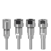 zhcy 6 8 12mm 14 12 shank router bit extension rod collet engraving machine milling cutter conversion adapter chucks