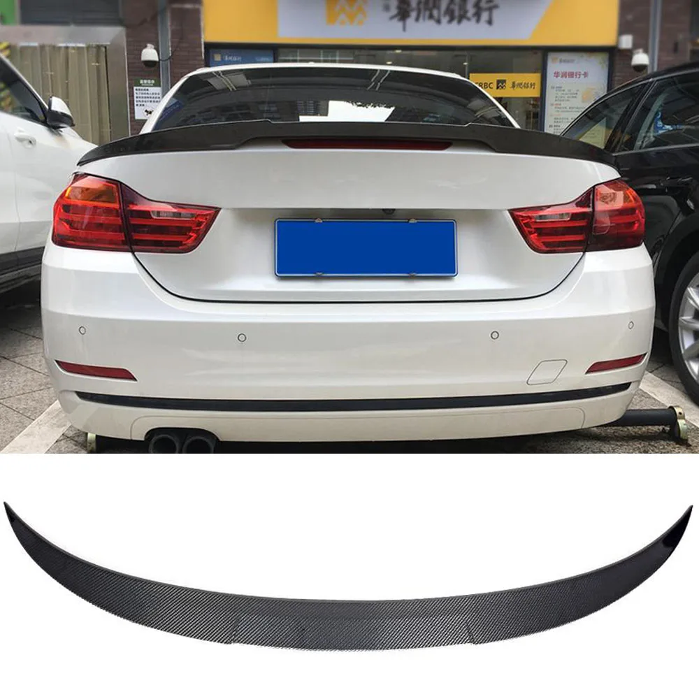 Carbon Fiber Rear Trunk Wing Spoiler for BMW 4 Series F33 F83 M4 Convertible 2014 - 2019 Car Boot Lip | Автомобили и мотоциклы
