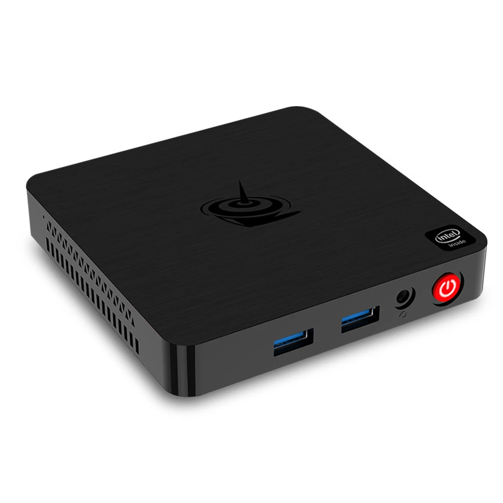 Настольный мини ПК Beelink T4 Intel Atom Quad Core 4K HD 4 Гб + 64 ГБ 2 ГГц 5 8 Wi Fi 1000M BT4.0 поддержка HDMI