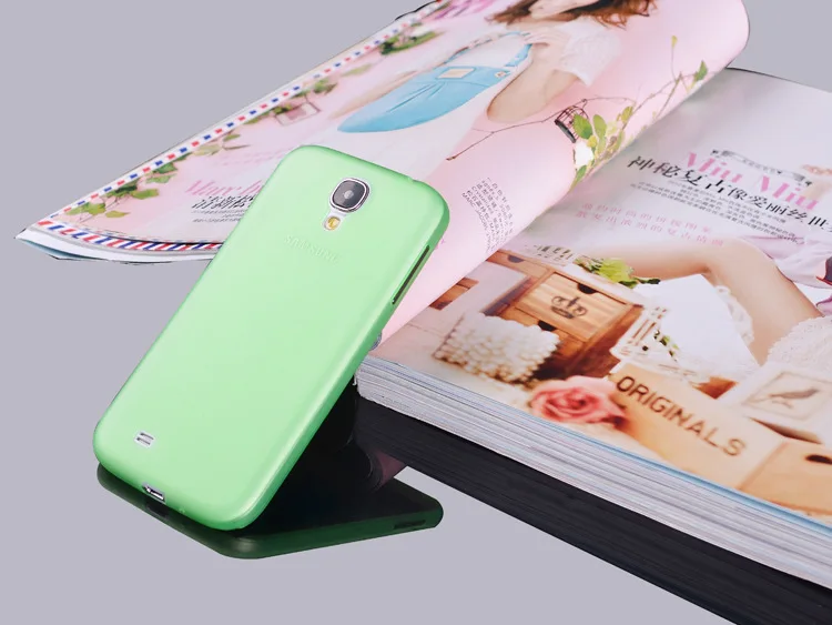 Отличная цена чехол для samsung Galaxy S4 IV i9500 5 &quotдюймов ультра тонкий прозрачный