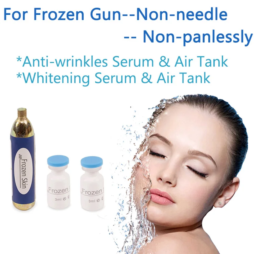 CO2 Gas Cylinder Anti-aging Ampoule Whitening Serum Brightening Hyaluronic Acid for Frozen Gun Facial Lifting Skin Hydrating