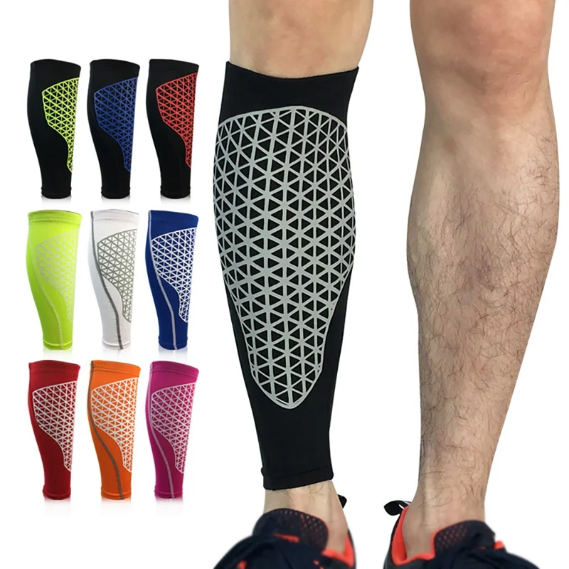 Новинка 1 шт. компрессионные гетры для бега защита от пота голени велосипедные