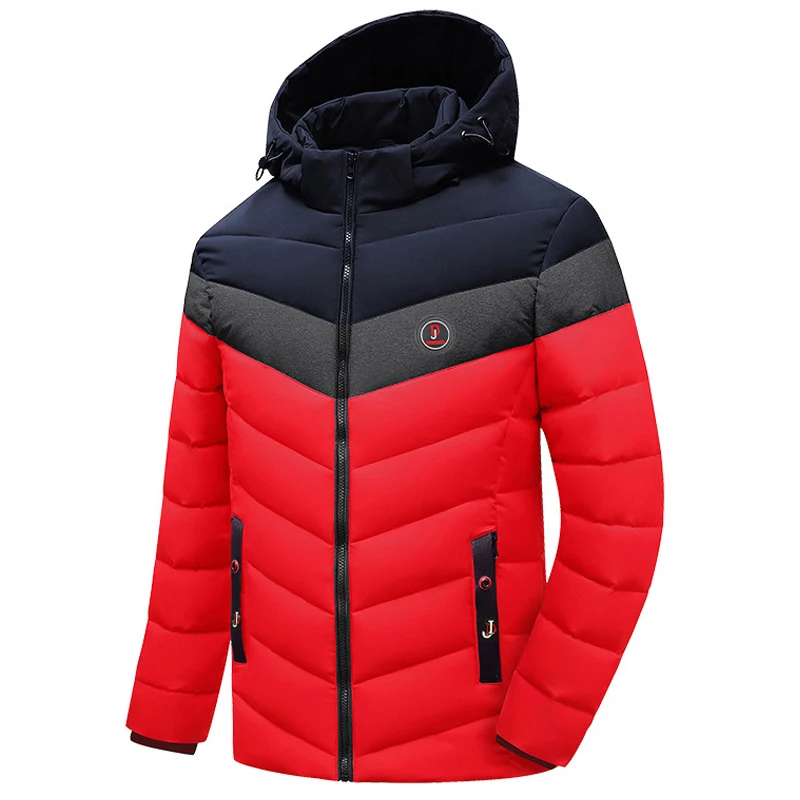 Men 2022 Winter Warm Thick Waterproof Jacket Parkas Coat Men Casual Outwear Windproof Hat Parkas Jacket Men Winter Men Clothing