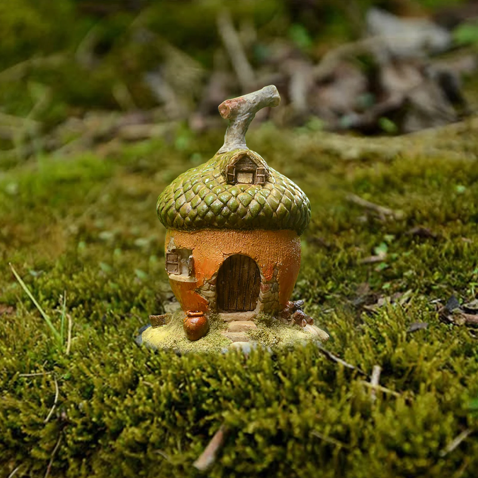 

Miniature Mushroom Fairy House Garden Decor Gnome House Statue Garden Craft Decoration Garden Decoration Accessories