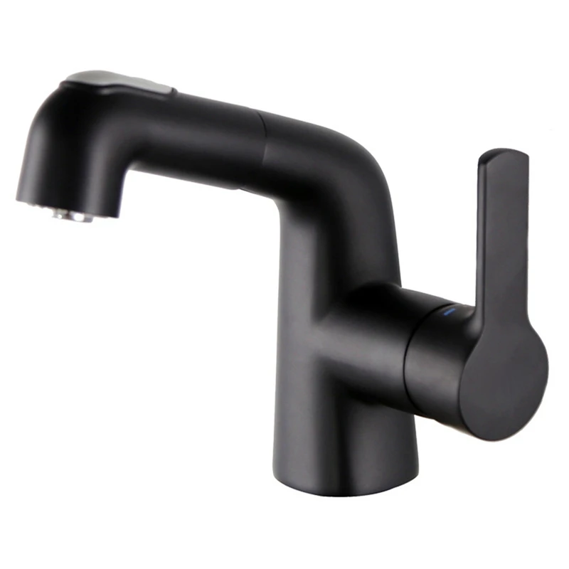 

Смеситель для раковины медный с одной ручкой, 2 режима работы