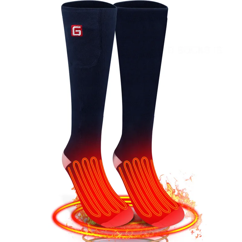 3.7V Winter electric battery rechargeable heated socks kit for hiking chronically cold feet | Электроника