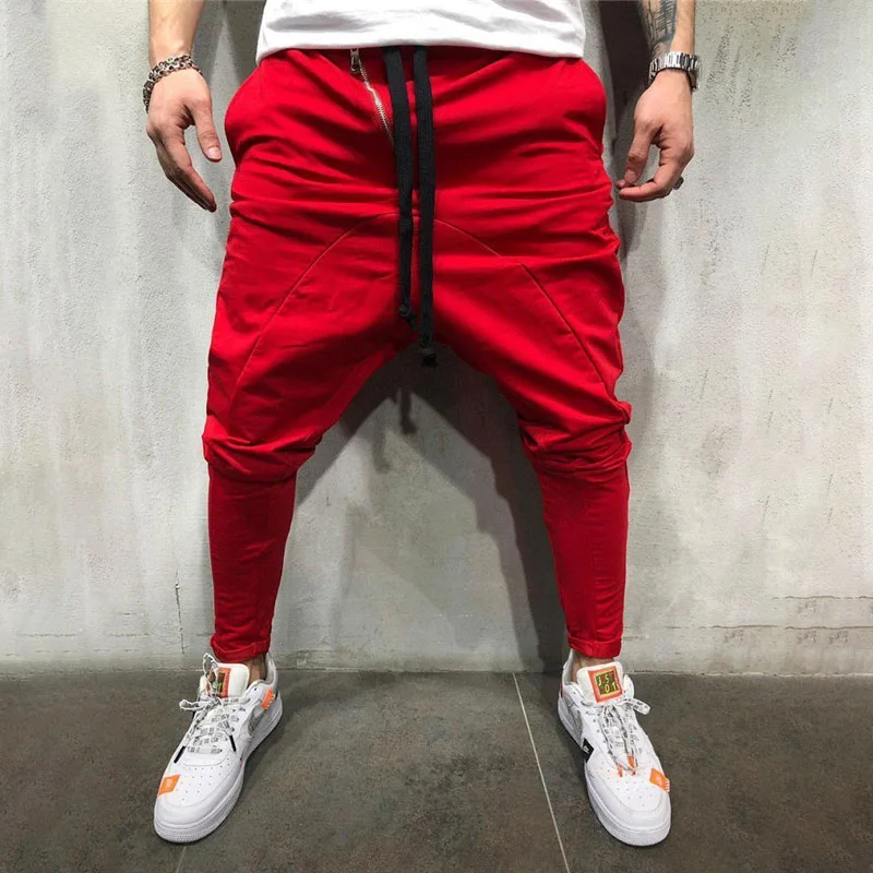 Мужские повседневные спортивные брюки Harlan в стиле хип хоп с пуговицами мужские