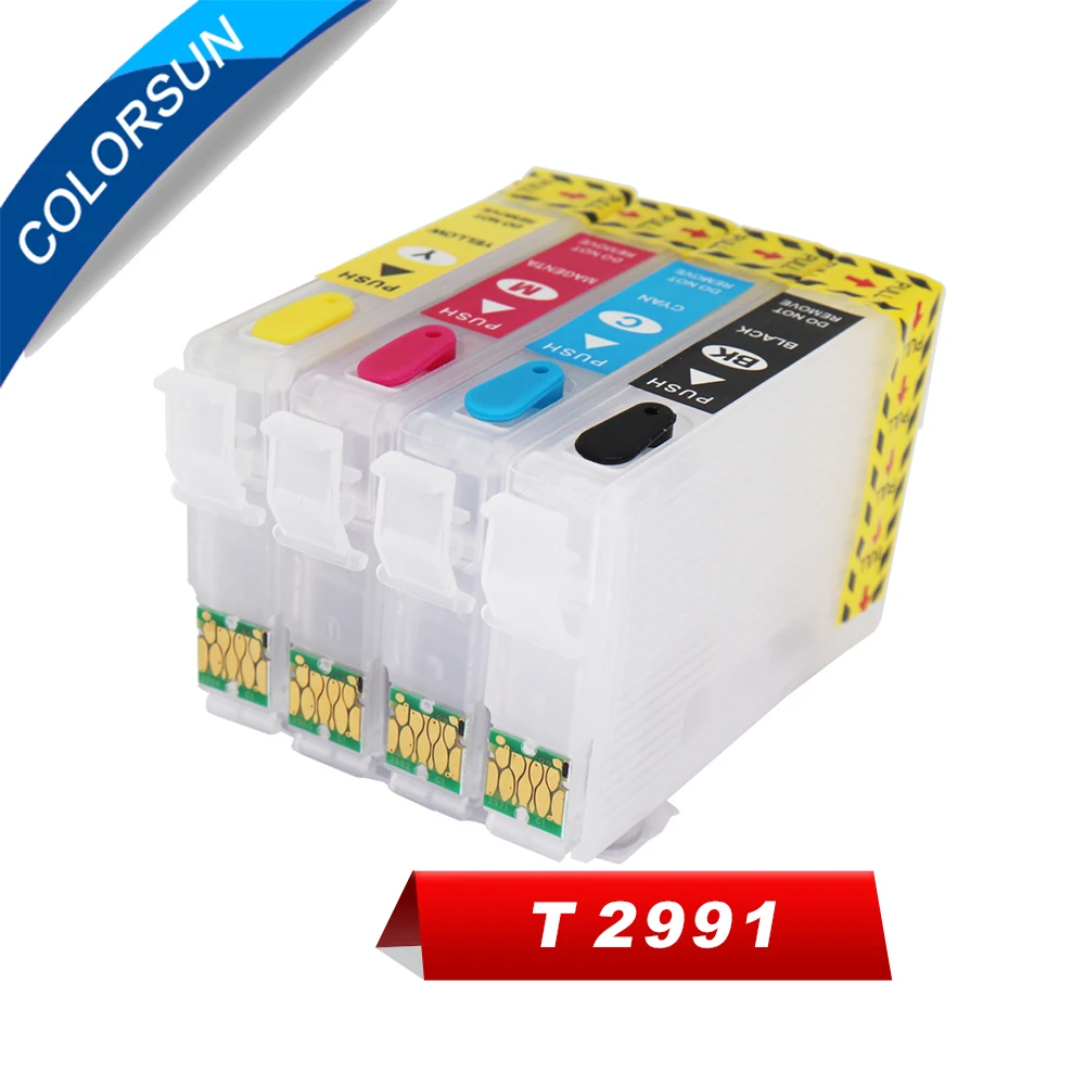 

Colorsun многоразовые чернильные картриджи T2991 29 29XL для Epson XP342 XP345 XP442 XP445