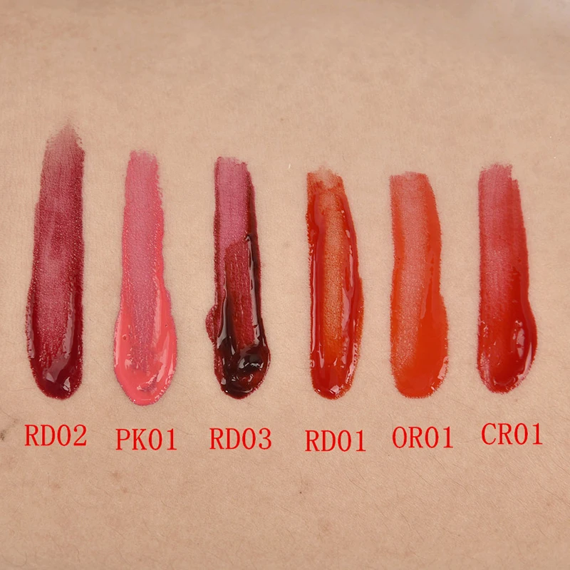 

LEARNEVER New Arrival Wine Red Korean Style Lip Tint Baby Lip For Women Makeup Liquid Lipstick Lip gloss red lips Cosmetic