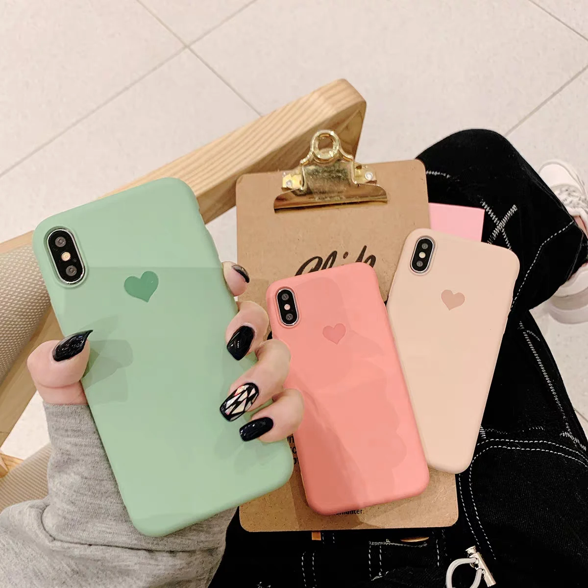 Для iphone 7 8X11 Pro Max чехол для iphone 6 S 6s XS чехол для Max XR для iphone 7 8 Plus чехол мягкий милый розовый чехол с сердцем для девочек