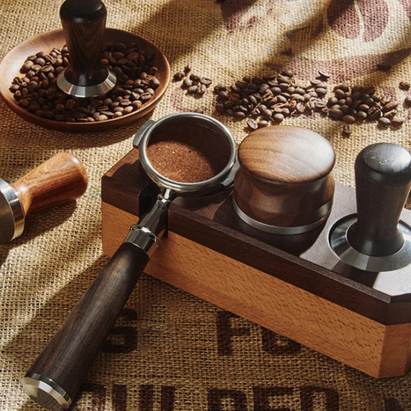 New Design Coffee Powder Hammer With Solid Wood Handle Stainless Steel Press | Дом и сад