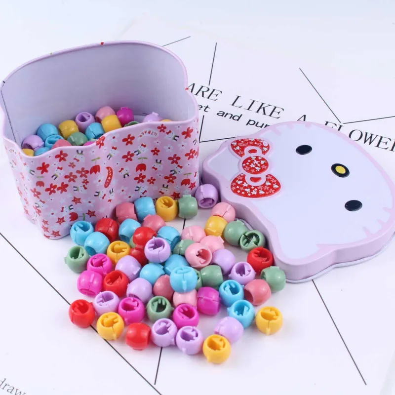 80 шт. мини заколки для волос женщин девочек милые карамельные цвета пластиковые