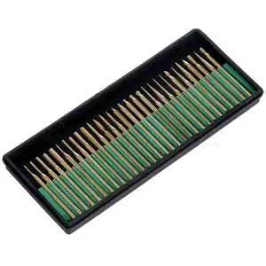 Набор сверл DREDL с титановым покрытием и алмазными насадками для роторных инструментов Dremel 18 дюйма, Аксессуары Dremel для гравировального инструмента, 30 шт.