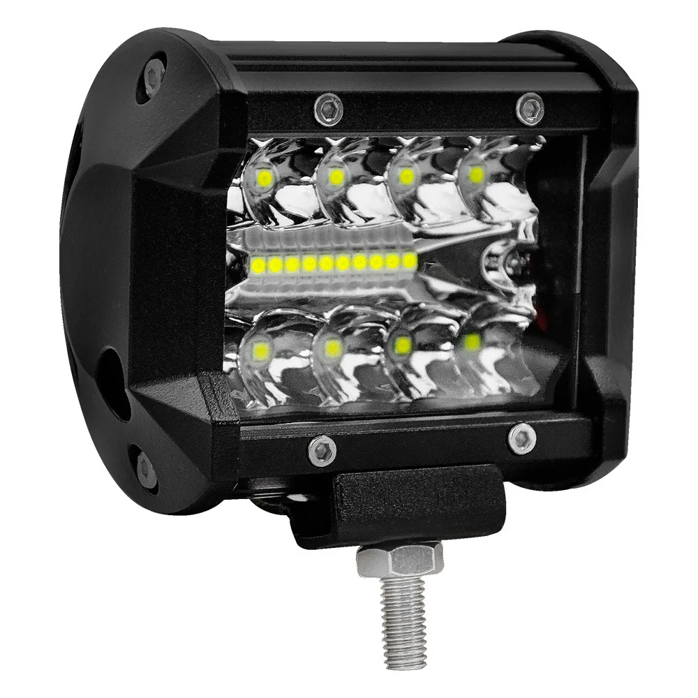 4 'ཎ Вт Тройной Ряд стручки комбинированный прожектор светодиодный рабочий