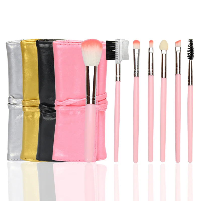 

7Pcs Makeup Brushes Set Professional Eyebrow Eyelash Blush Eyeshadow Powder Cosmetic Beauty Tools Blending Brush Make Up