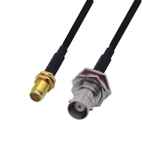 

RG58 Cable RP-SMA Female to BNC Female Bulkhead Connector WiFi Antenna Extension Pigtail jumper cable