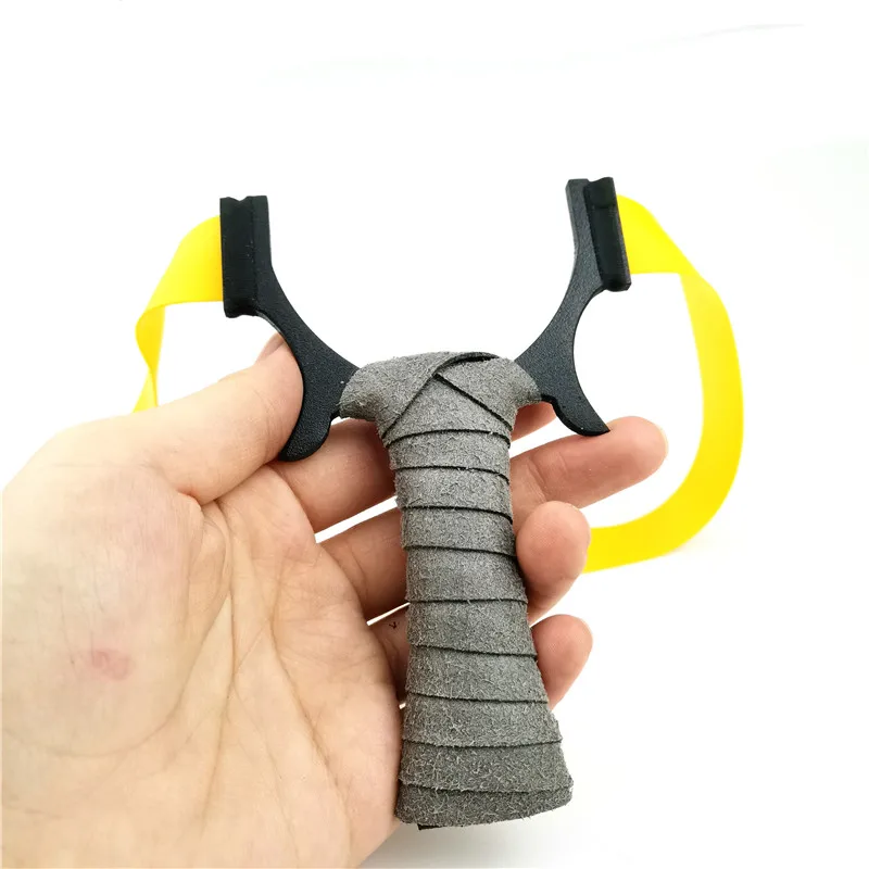 Семейная черная стальная Рогатка для охоты TTF катапульта с плоской резиновой