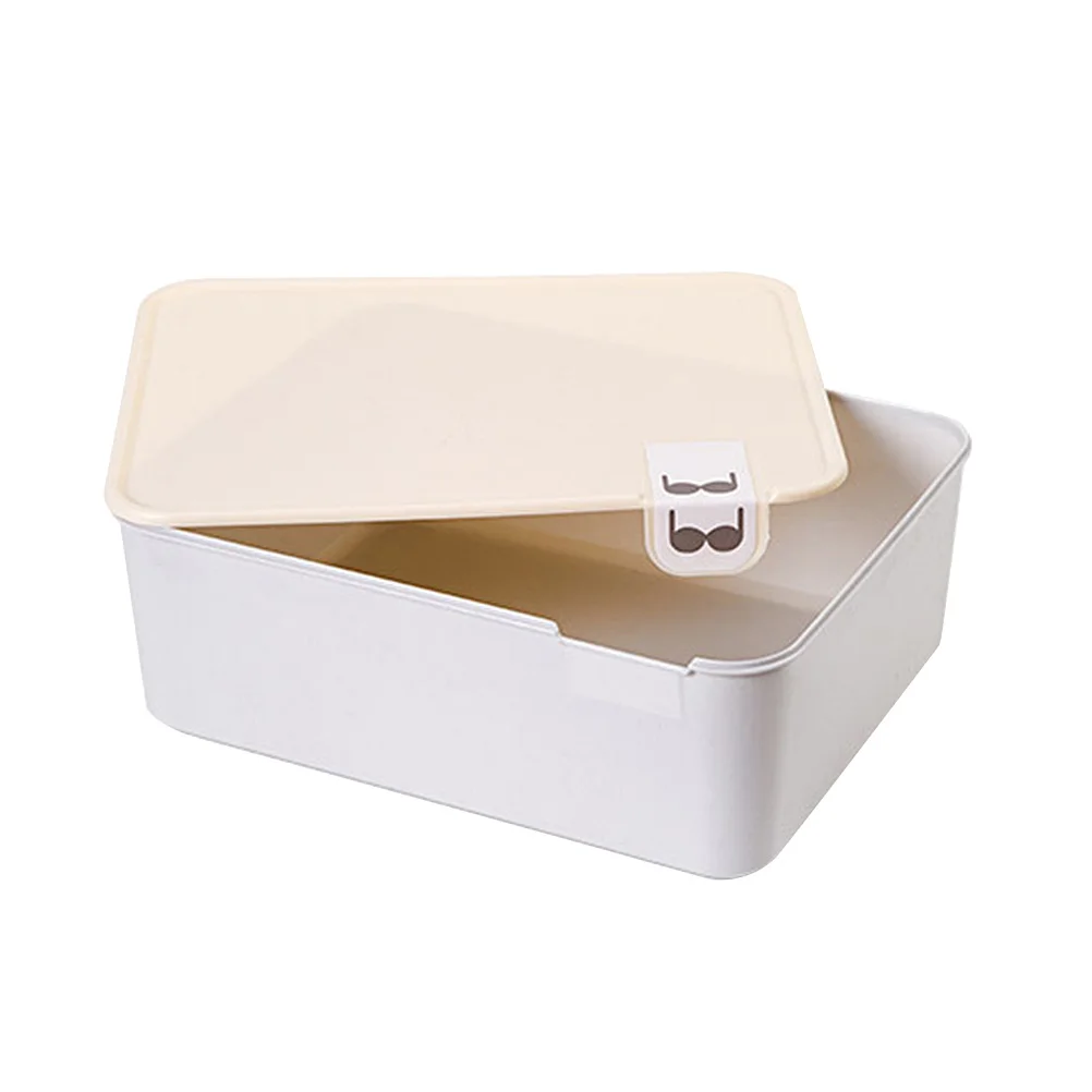 Домашняя коробка для хранения одежды с маркером Квадратный Контейнер нижнего