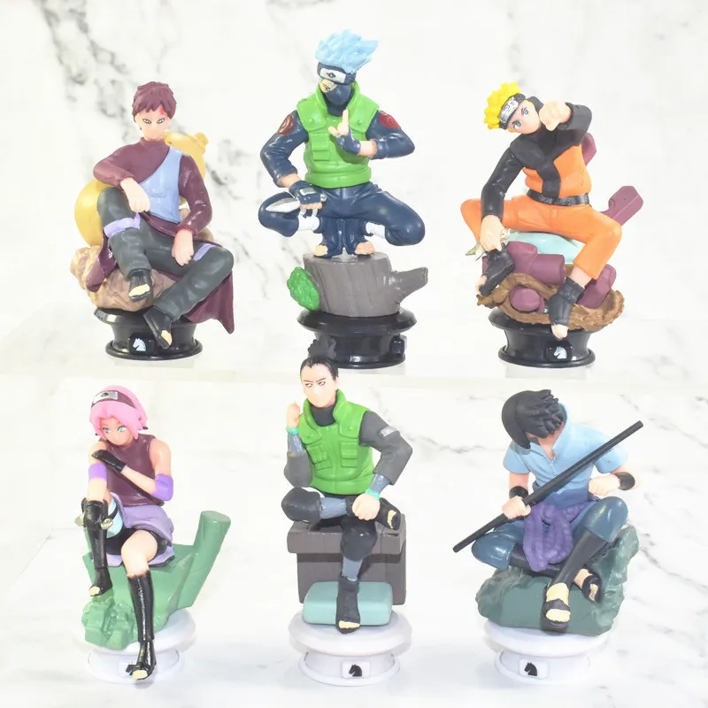 1 мультфильм 6 видов стилей Милые украшения PVC Моделя с хорошим спросом анимация