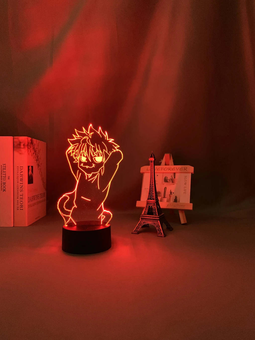 Акриловая 3d лампа для аниме Hunter X Killua ночсветильник спальни Декор подарок на день
