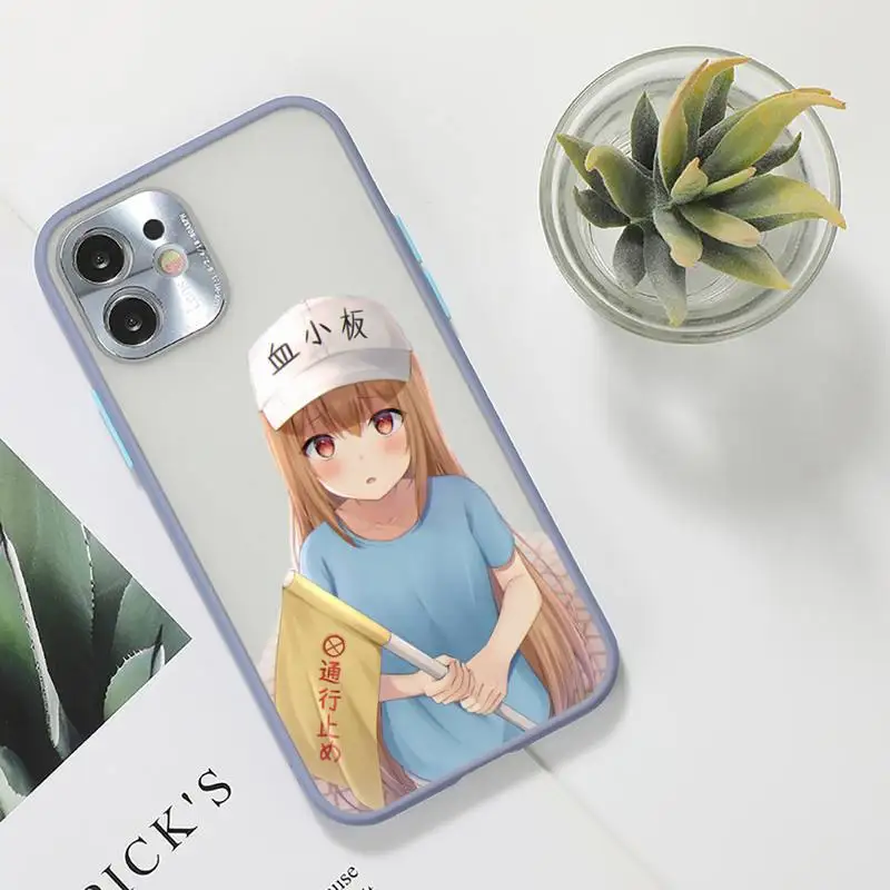 

Working cell Phone Case For iPhone 12 11 Mini Pro XR XS Max 7 8 Plus X Matte transparent Gray Back Cover