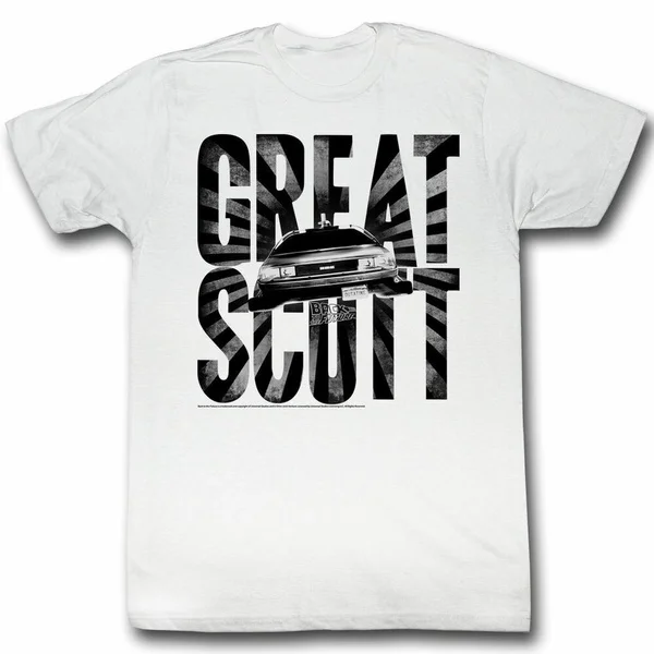 

Back to the Future Great Scott White Adult T-Shirt