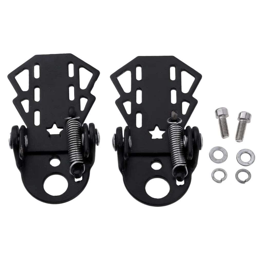 1 пара универсальных велосипедных педалей заднего сиденья стальных складных