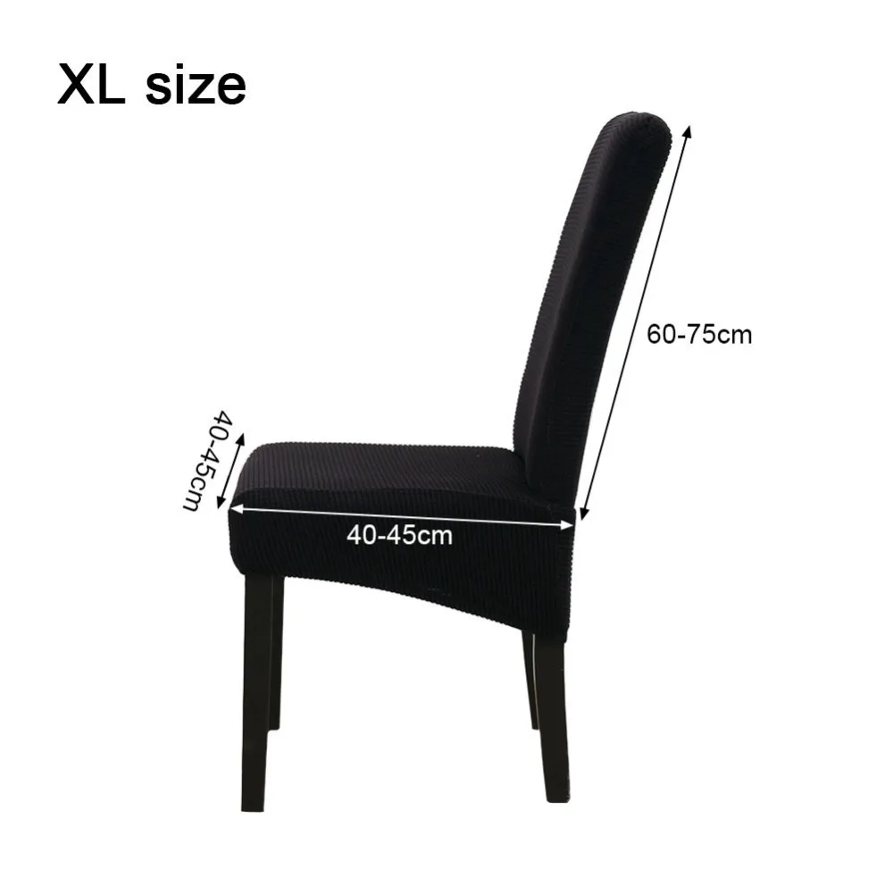 Размер XL сплошной цвет большие эластичные чехлы на кресла для стульев