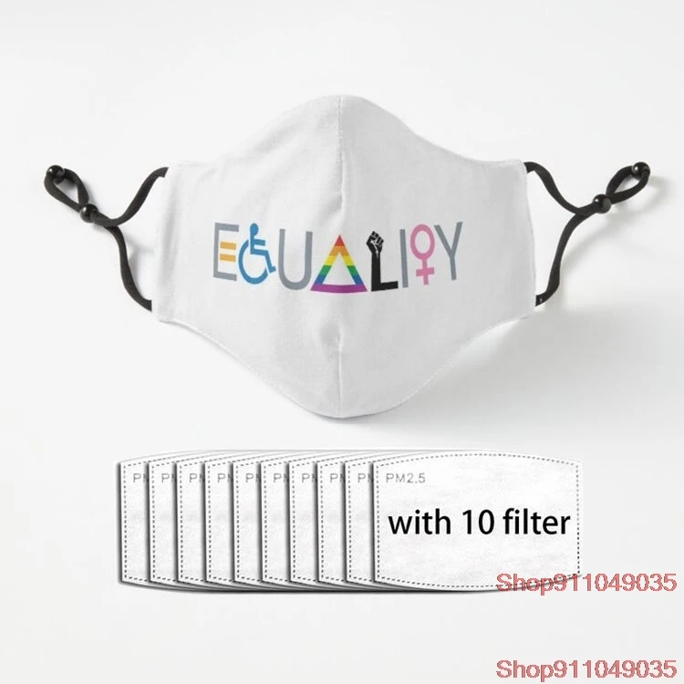 

Equality Adult Luxury Reusable Mask Washable Adjustable Cotton Brand Mask Dustproof Cotton Mouth Printed Mask Cloth