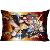 fairy tail double sided rectangle pillow covers bedding comfortable cushiongood for sofahomecar high quality pillow cases