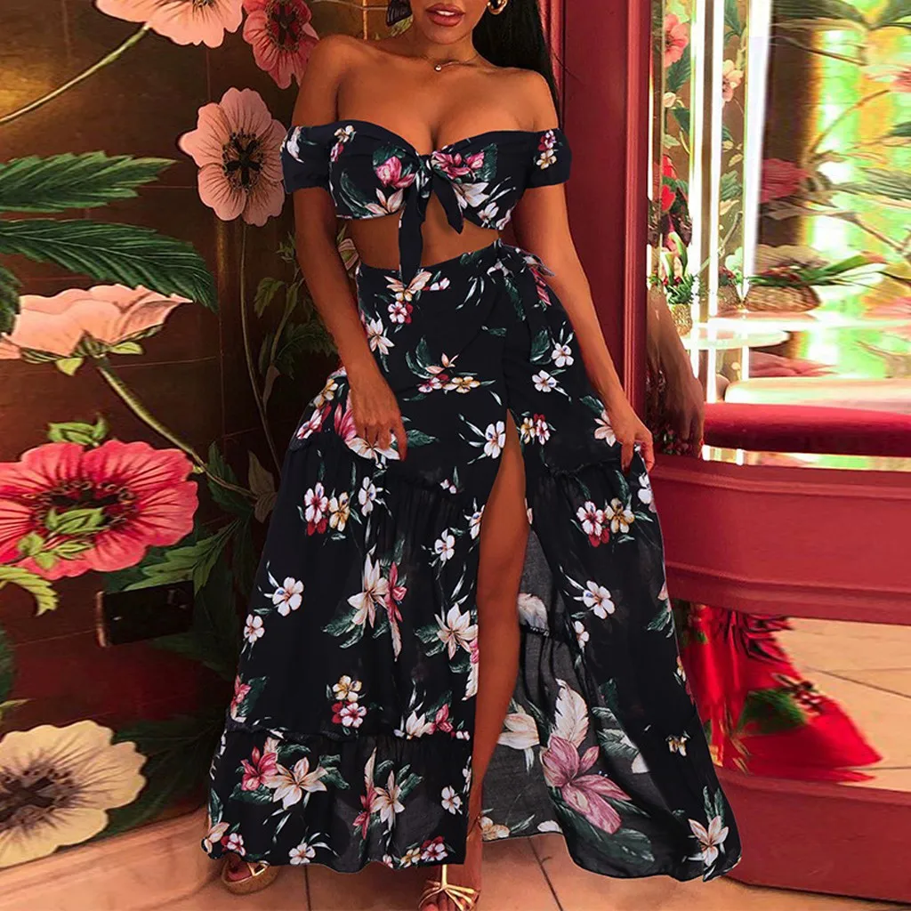 SAGACE платья с принтом элегантное женское пляжное платье длинным рукавом и