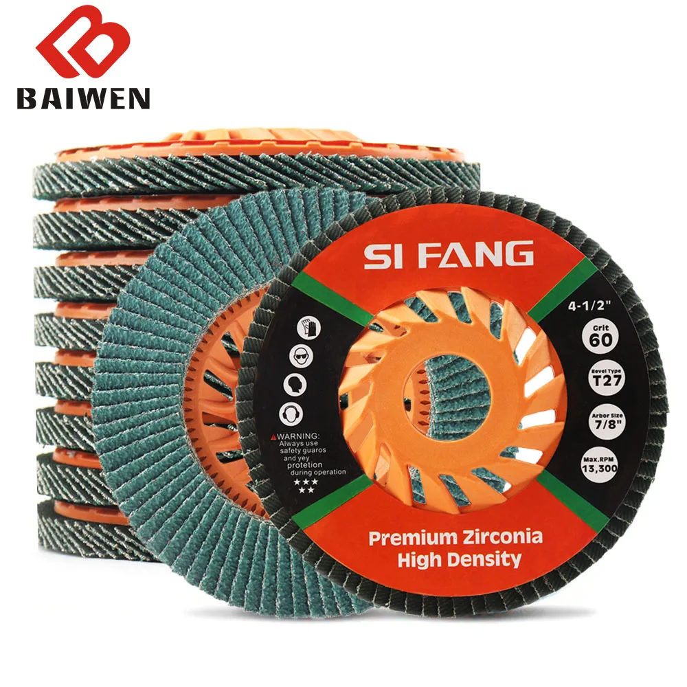 

2/5/10Pcs 115mm 4.5inch Professional Flap Discs 60 Grit Sanding Discs Grinding Wheels Blades For Angle Grinder Tools Accessories