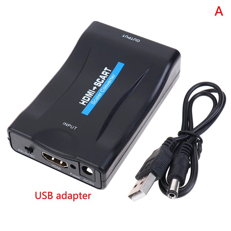 Преобразователь 1080p HDMI в SCART HD приемник ТВ DVD аудио высококлассный