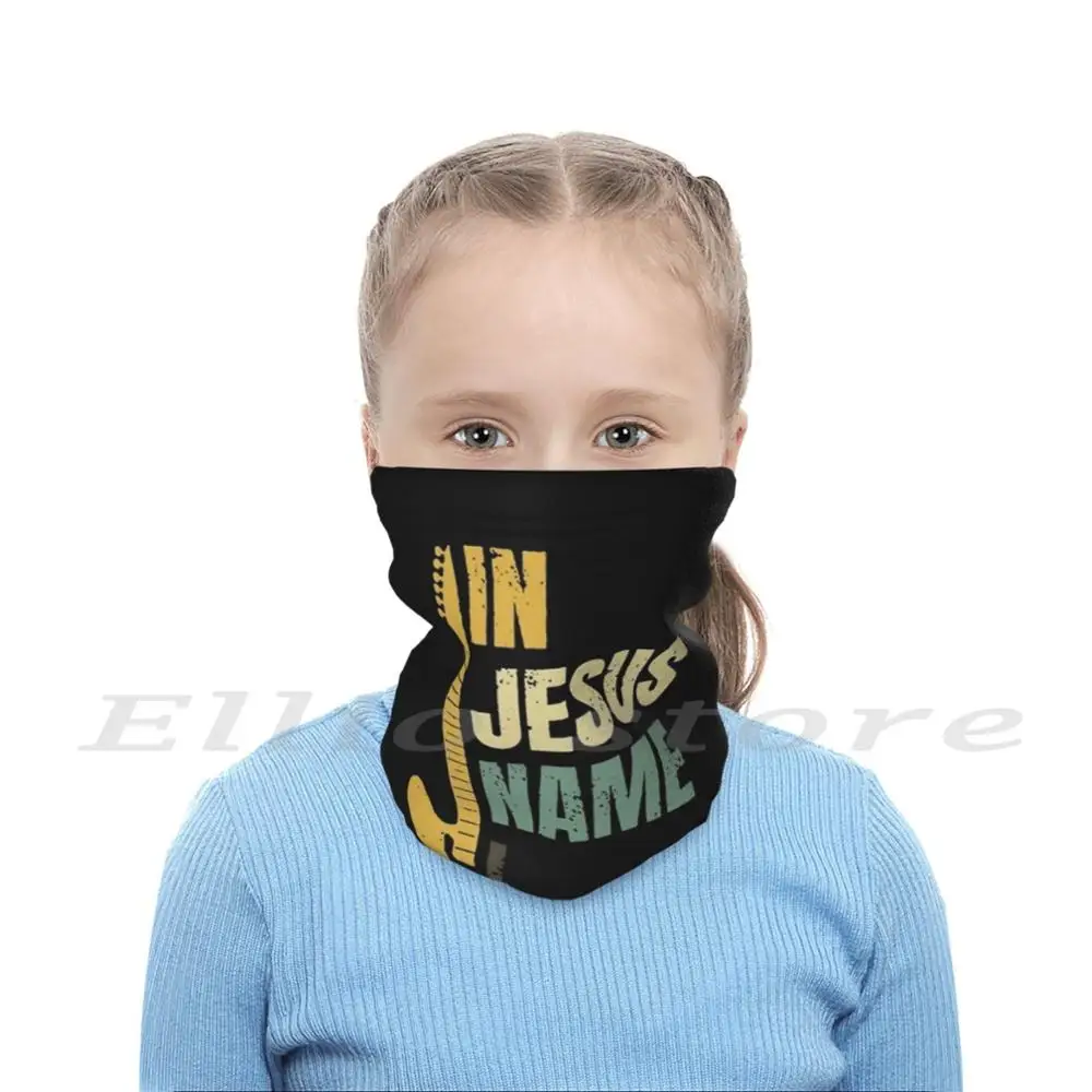 В имени Иисуса я играю Маска смешная печать Многоразовый фильтр Pm2.5 Лицо Гитара Цитата Цитаты Говорю Электрический.