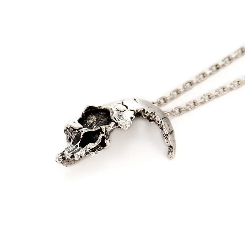 Necklace For Men Silver Plated Fashion Charm Jewelry Trend Pendant Gift Truss Cranium Horror Christmas Top Quality Skull | Украшения и