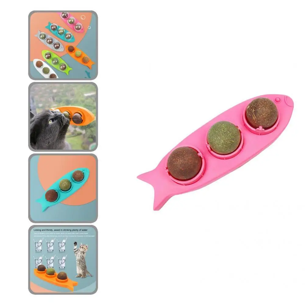 

Safe Kitten Toy Lovely Shape Pet Toy Pet Catnip Wall Ball Toy Pet Catnip Toy Pet Catnip Toy