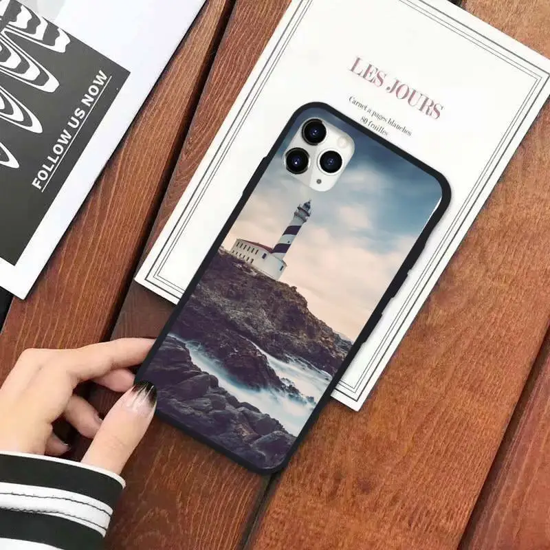 

lighthouse The mighty compass of the sea Phone Case for iPhone 11 12 mini pro XS MAX 8 7 6 6S Plus X 5S SE 2020 XR