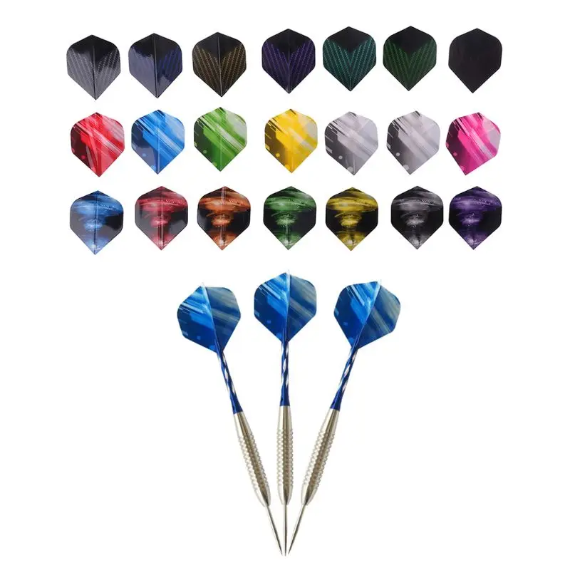 21 шт. прочный Стандартный Тонкий ПЭТ Дротика Перелёты листья стабильный