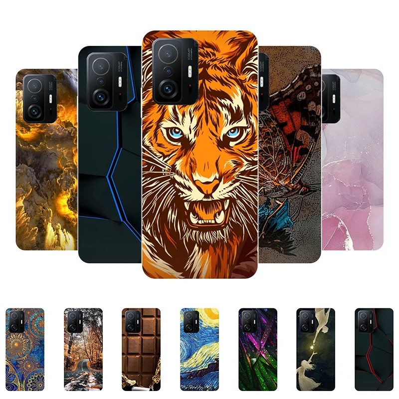 

For Xiaomi Mi 11T Pro Case Soft TPU Tiger Back Cover Case For Xiaomi Mi 11T Silicone Funda Case for Xiaomi Mi11T 11 T Pro 2021
