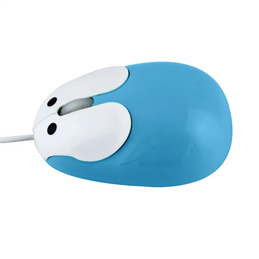 Новинка 800 dpi 3D оптическая USB Проводная мышь милый мультфильм кролик мышь raton ordenador con кабель для детей девочек игровая мышь z0725