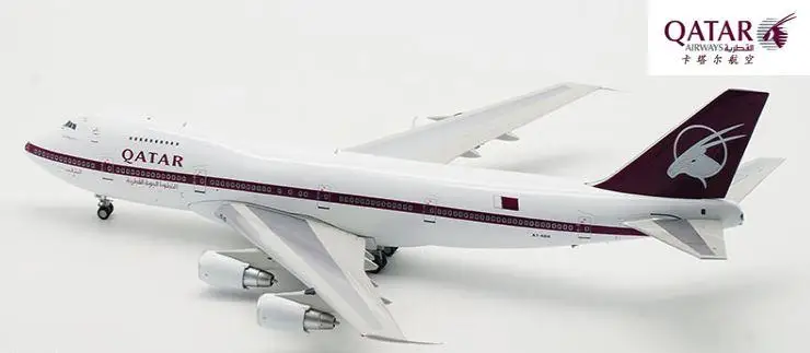 Inflight QATAR BOEING 747 B747SR A7-ABK 1/200 литье под давлением модель самолета |