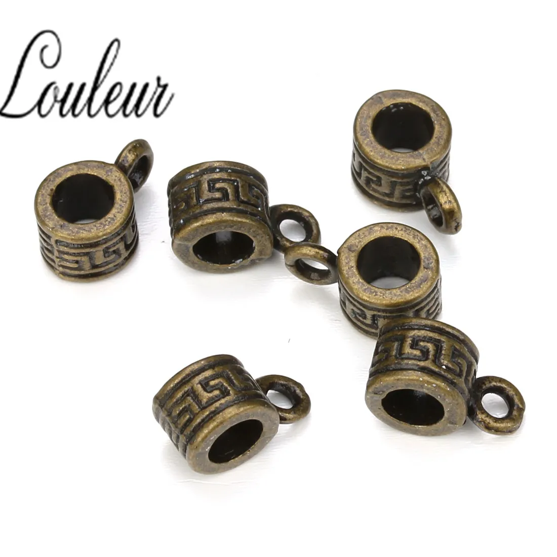 30 шт./лот античная бронза/серебряный цвет Подвеска застежка ожерелье соединитель