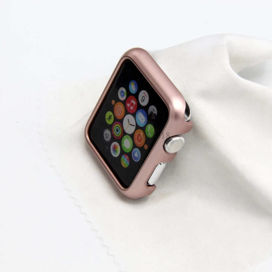 Роскошный Жесткий чехол из поликарбоната для Apple Watch 4, 5, 40 мм, 44 мм, серия 3, 2, 1, 42 мм, 38 мм, защитный чехол-бампер для iWatch Band Shell