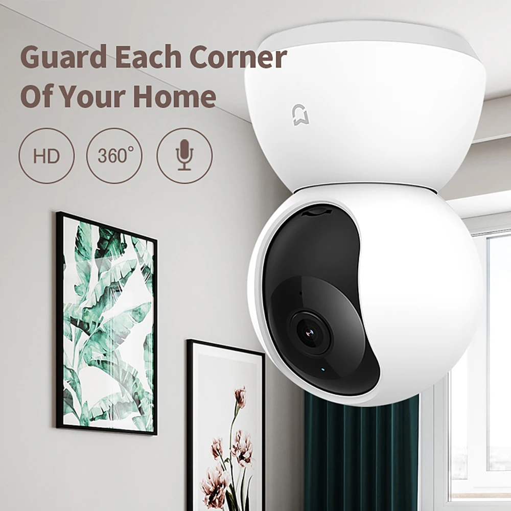 Оригинальная смарт-камера Xiaomi Mijia 1080 P домашняя панорамная Wi-Fi ip-камера с углом