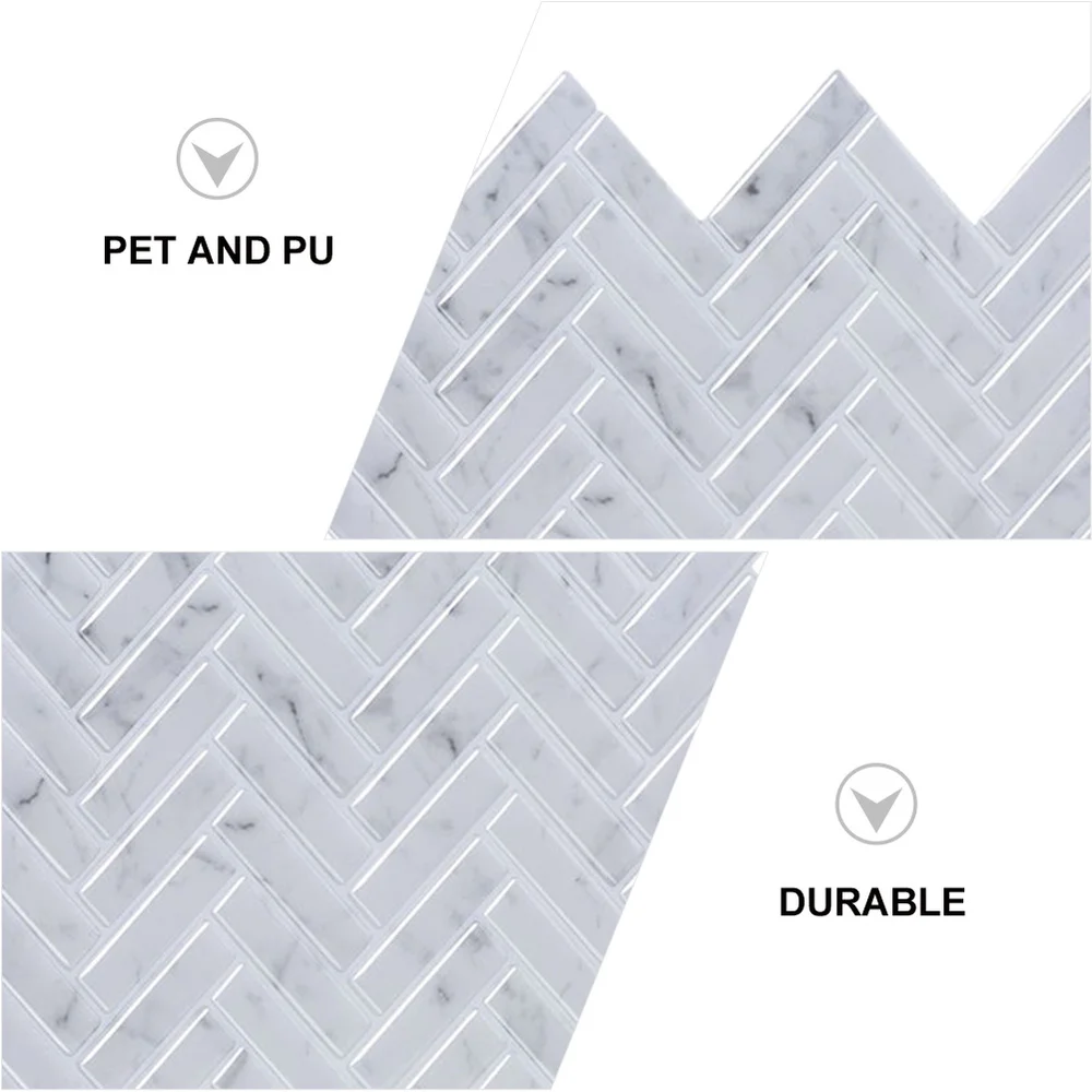 

1 Set Tile Adhesive Wall Sticker Creative Wall Paste Decorative Wall Decal