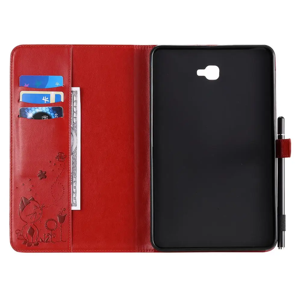 Чехол для планшета из искусственной кожи Samsung Galaxy Tab A 6 10 1 чехол с рисунком 2016 Φ |