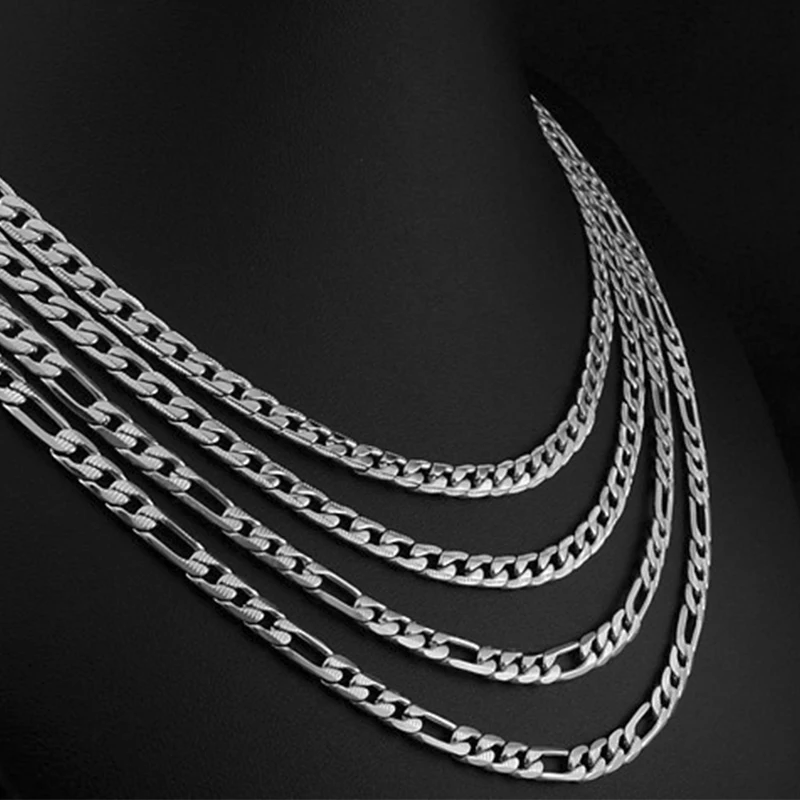 Мужские ожерелья Figaro NK из нержавеющей стали мужские аксессуары в стиле стимпанк