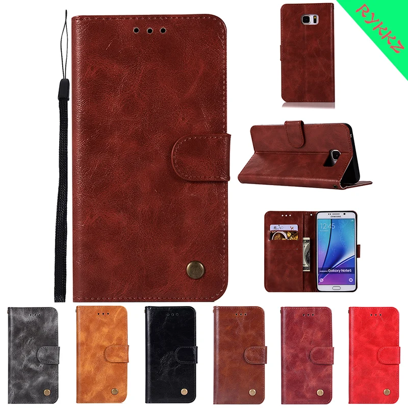 Флип чехол s для samsung Galaxy Note 5 SM N920 note5 N920C n920g N9200 N920i n920s телефона кожаный