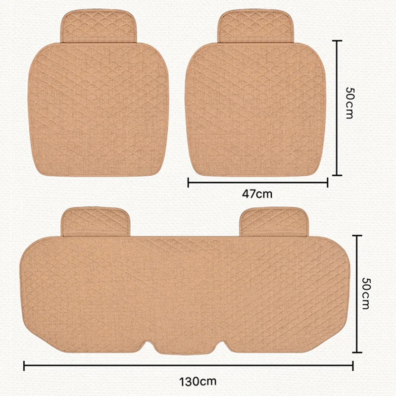 Чехлы для автомобильных сидений льняная ткань передняя Подушка дышащий защитный